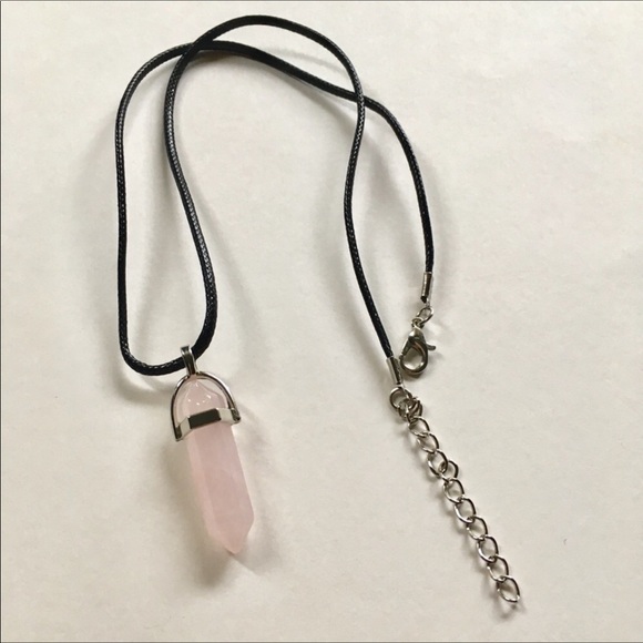 Rose Quartz Necklace - Picture 2 of 3